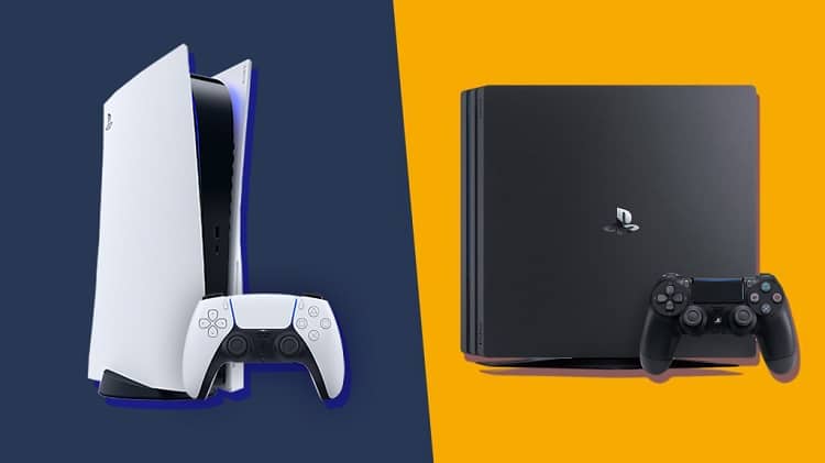 مقایسه PS4 و PS5 - مقایسه طراحی PS5 در مقابل PS4 PRO