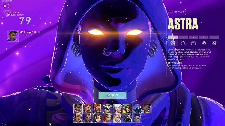 Astra جزو شخصیت‌های بازی ولورانت به شمار می‌رود که جدیدا به بازی اضافه شده است.