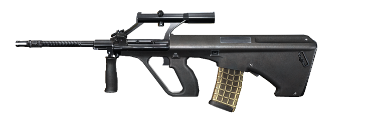 یکی از بهترین اسلحه‌های فری فایر تفنگ AUG در کلاس Assault rifle است که در نوع خود عملکرد خوبی دارد.